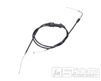 Plynové lanko Naraku PTFE s krátkým závitem pro Aprilia RX 50 06-10, SX 50, Derbi Senda 05-10, Gilera SMT 06-10