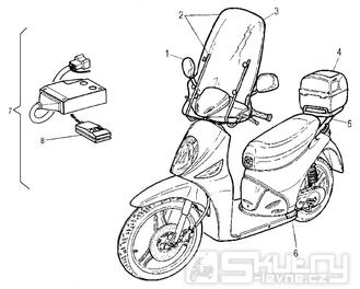 Příslušenství - Malaguti Ciak 50 2T Monodisco Aria Kat