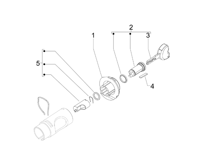 2.46 Zámky - Gilera Stalker 50 Naked 2008 (UK - ZAPC40102)