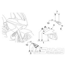 6.03 Přední světlo a blinkry - Gilera Runner 125 "SC" VX 4T 2006-2007 (ZAPM46100)