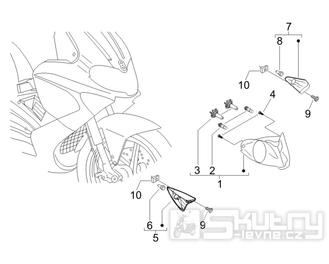 6.03 Přední světlo a blinkry - Gilera Runner 125 "SC" VX 4T 2006-2007 (ZAPM46100)