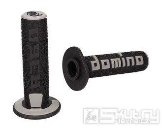 Gripy Domino A360 Off-Road v černo-šedém provedení o délce 120mm