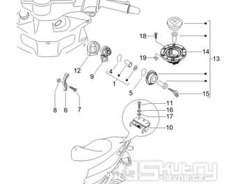 2.46 Zámky - Gilera Runner 50 SP 2005 UK (ZAPC461000)