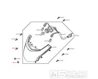 F01 Přední světlomet - Kymco Yager GT 200i