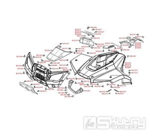 F05 Přední kapotáž - Kymco MXU 300 R