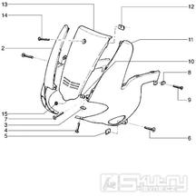 T22 Přední kapotáž - Gilera Runner 125 VX 4T LC (ZAPM24200)