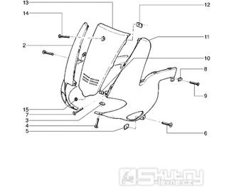 T22 Přední kapotáž - Gilera Runner 125 VX 4T LC (ZAPM24200)