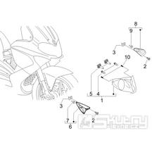 6.03 Přední světlo a blinkry - Gilera Runner 200 VXR 4T LC Race 2006 (ZAPM46400)