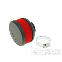 Vzduchový filtr Flat Foam 28/35mm - rovný, červený