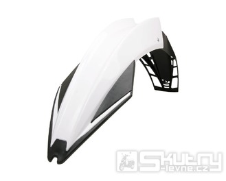 Přední blatník Polisport Exura v bílém provedení pro univerzální použití