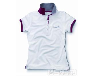 Dámské polo triko Vespa - barva bílá, velikost XL