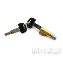 Zámek řízení mosazný 8mm se 2 klíči pro Puch Maxi, Zündapp, Kreidler (2. jakost)