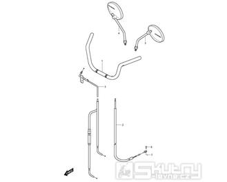 39 Řidítka - Hyosung GV 250i