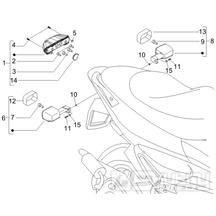 6.04 Zadní světlo a blinkry - Gilera Runner 50 SP -SC- 2006 (ZAPC461000)