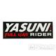Nálepka Yasuni Full Gas Rider 110x38mm
