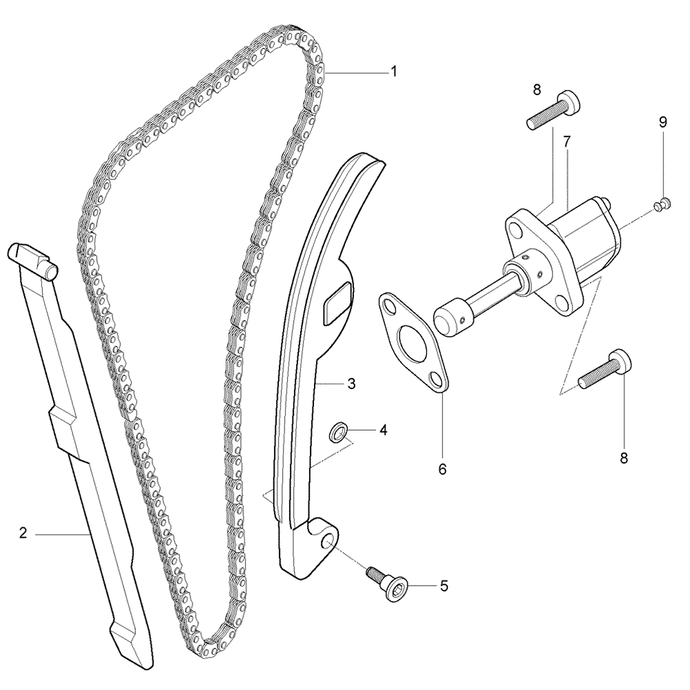 FIG09 Rozvodový řetěz - Hyosung GV 125M C Aquila