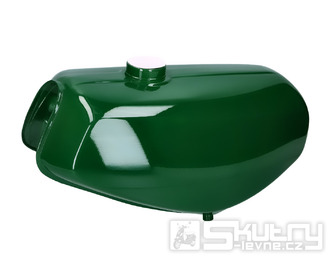 Palivová nádrž „banán“ kulečníkově zelená (RAL 6005) pro Simson S50, S51, S70
