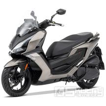 Kymco Downtown GT 350i TCS Euro5+ - barva matná šedá