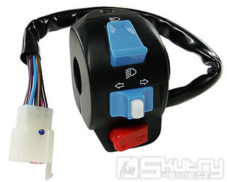 Přepínač blinkrů - ovládací prvek levé rukojeti bez brzdové páčky pro GY6 50