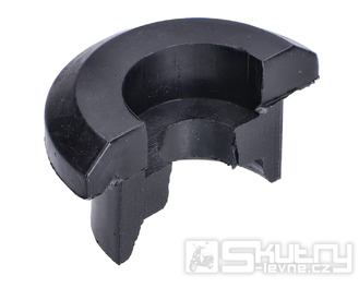 Polovina krytu tlumiče plastová černá pro Simson S50, S51, SR4, Schwalbe