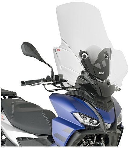 6711DT plexi čiré Givi pro Aprilia SR 125-200 GT (22-24), bez montážní sady