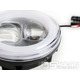 LED světlomet Moto Nostra 120mm 12V DC E9 s rámečkem pro Lambretta LI (série 1–2)