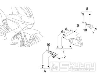 6.03 Přední světlo a blinkry - Gilera Runner 200 VXR 4T LC 2005-2006 (ZAPM46200)