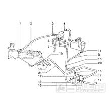 T36 Palivový systém - Gilera Runner 125 FX DT 2T LC (ZAPM0700...)