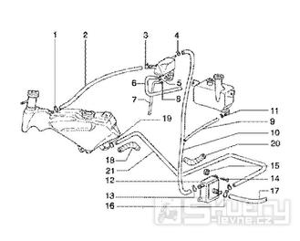 T36 Palivový systém - Gilera Runner 125 FX DT 2T LC (ZAPM0700...)