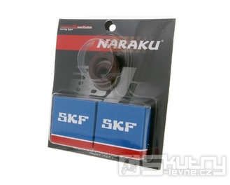 Sada ložisek klikové hřídele SKF C3 se železnou klecí pro motor Minarelli AM6