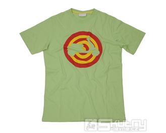 Pánské tričko Vespa Target, zelené