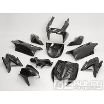 Sada plastů kapotáže 11 kusů černá metalíza pro Yamaha Aerox, MBK Nitro 50ccm, 100ccm 2-taktní