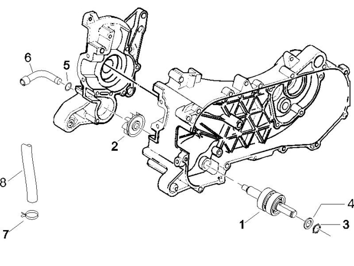 1.19 Vodní čerpadlo - Gilera Runner 50 PureJet 2010-2011 (ZAPC46200)