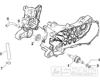 1.19 Vodní čerpadlo - Gilera Runner 50 PureJet 2010-2011 (ZAPC46200)