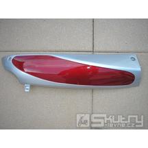 Pravá spodní lyžina lakovaná Cyborg ACE - barva červená/stříbrná