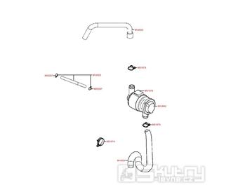 F25 Sekundární vzduchový systém - Kymco MXU 500 IRS