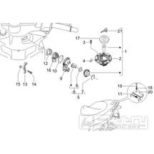 2.46 Zámky - Gilera Runner 200 VXR 4T LC 2006 UK (ZAPM46400)