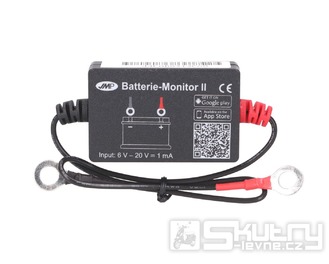 Batterie Monitor II s Bluetooth připojením pro telefony s operačním systémem iOS a Android