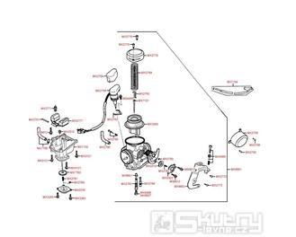 E11 Karburátor - Kymco HIPSTER 125