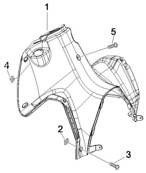 2.30 Předkolenní plast - Gilera Runner 50 SP 2005-2006 (ZAPC46100)