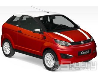 Aixam e-Coupé S - barva červená