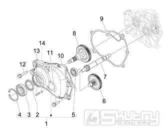 1.25 Převodovka - Gilera Runner 125 ST 4T LC 2008-2012 (ZAPM46301)