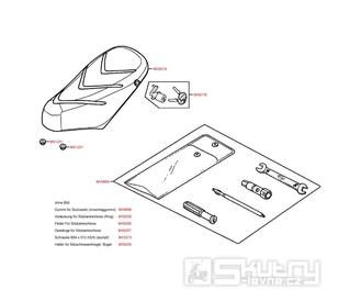F09 Sedačka a nářadí - Kymco Super 9 AC 50