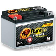 Baterie Banner Bike Bull AGM PRO ETX 9 8Ah, 12V