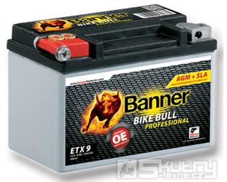 Baterie Banner Bike Bull AGM PRO ETX 9 8Ah, 12V