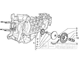 T13 Variátor, řemen variátoru - Gilera Runner 125 VX 4T LC (ZAPM24200)