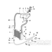 2.55 Chladič - Gilera Runner 50 PureJet 2005-2006 (ZAPC46200)