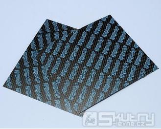 Karbonové lístky Polini - 110x100/0,28mm modré