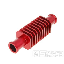 Průtokový chladič (30x103mm) pro hadici 17mm - červený
