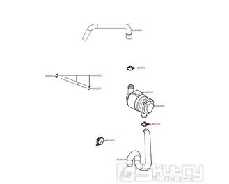 F22 Sekundární vzduchový systém - Kymco MXU 500 4WD